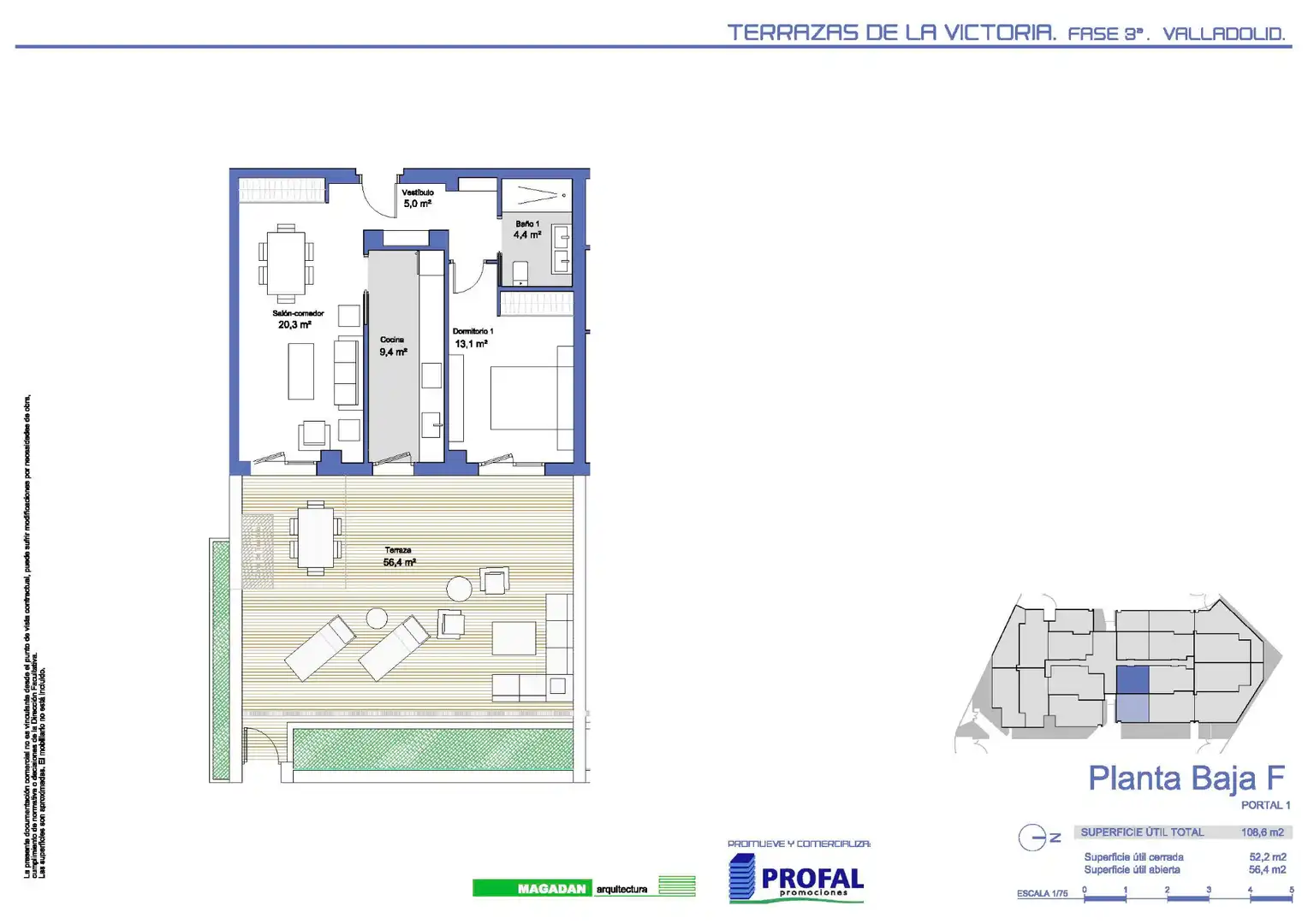 Piso en venta en Valladolid con Calefacción, Jardín privado y Parquet