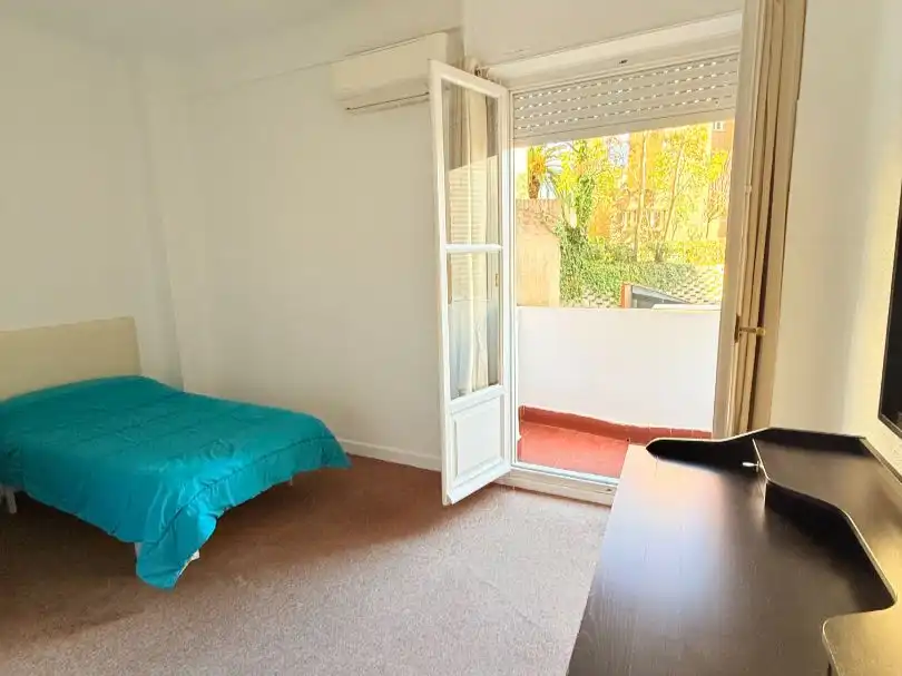 Bedroom of Flat for sale in  Madrid Capital  with Air Conditioner, Terrace and Balcony