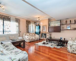 Living room of Single-family semi-detached for sale in  Madrid Capital  with Air Conditioner, Heating and Private garden