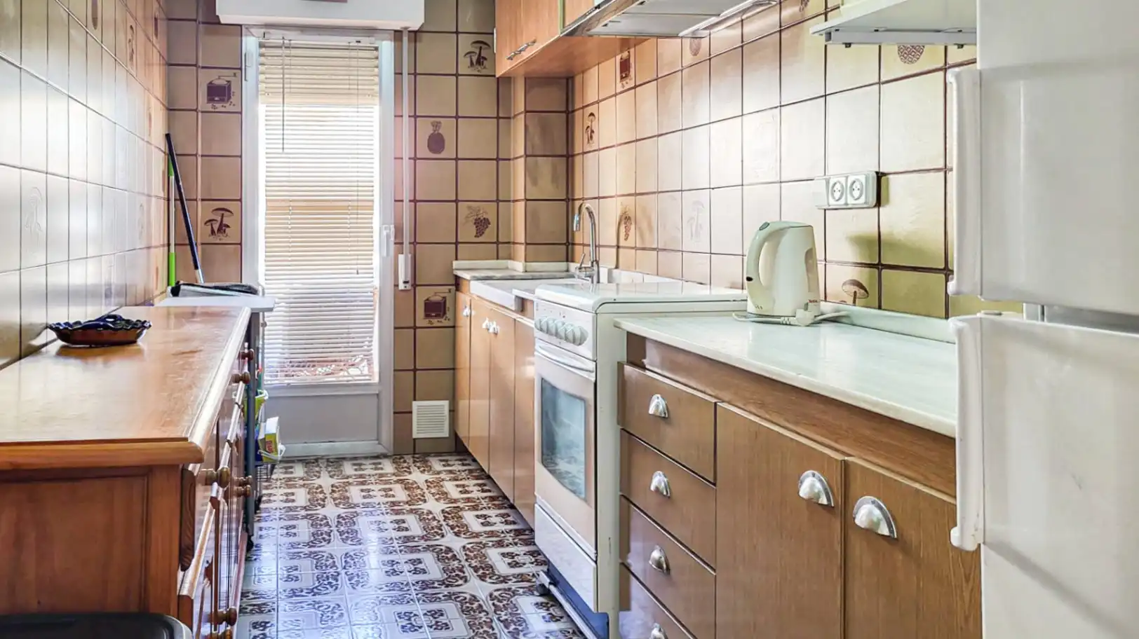 Cocina de Apartamento en venta en Dénia con Aire acondicionado, Calefacción y Jardín privado
