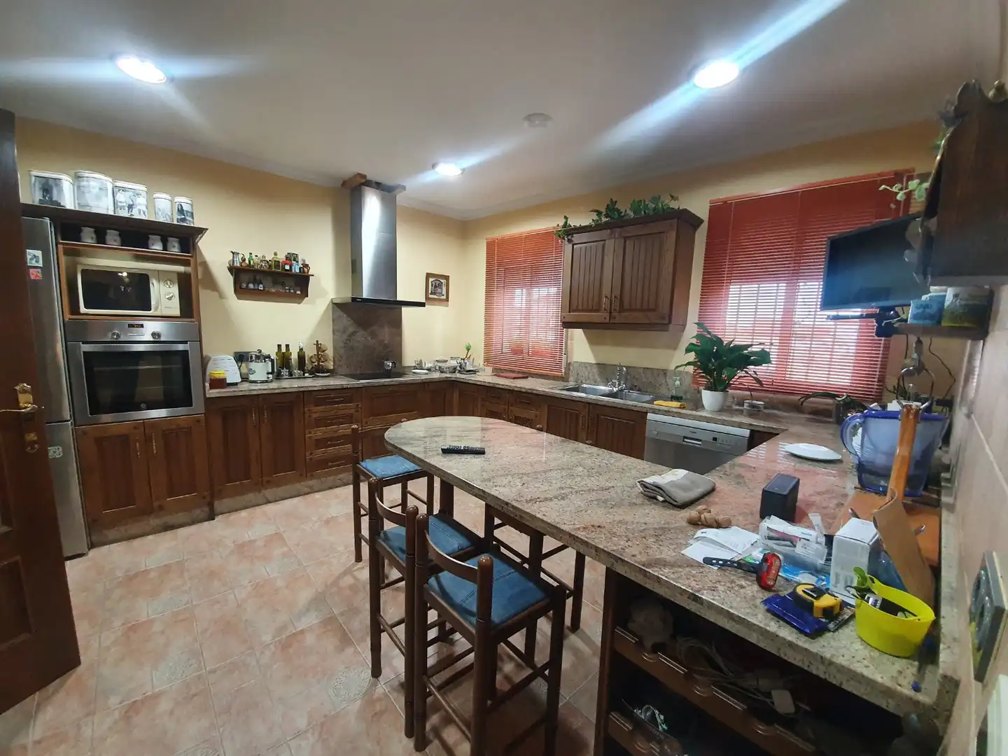 Cocina de Casa o chalet en venta en Cogollos de Guadix con Aire acondicionado, Jardín privado y Terraza
