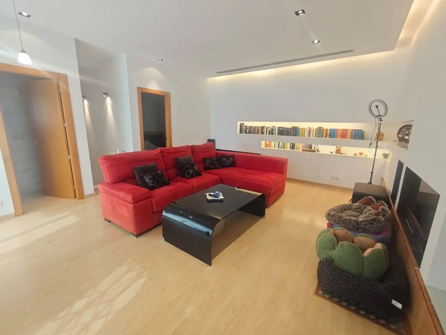 Sala d'estar de Àtic en venda en Petrer amb Aire condicionat, Terrassa i Balcó
