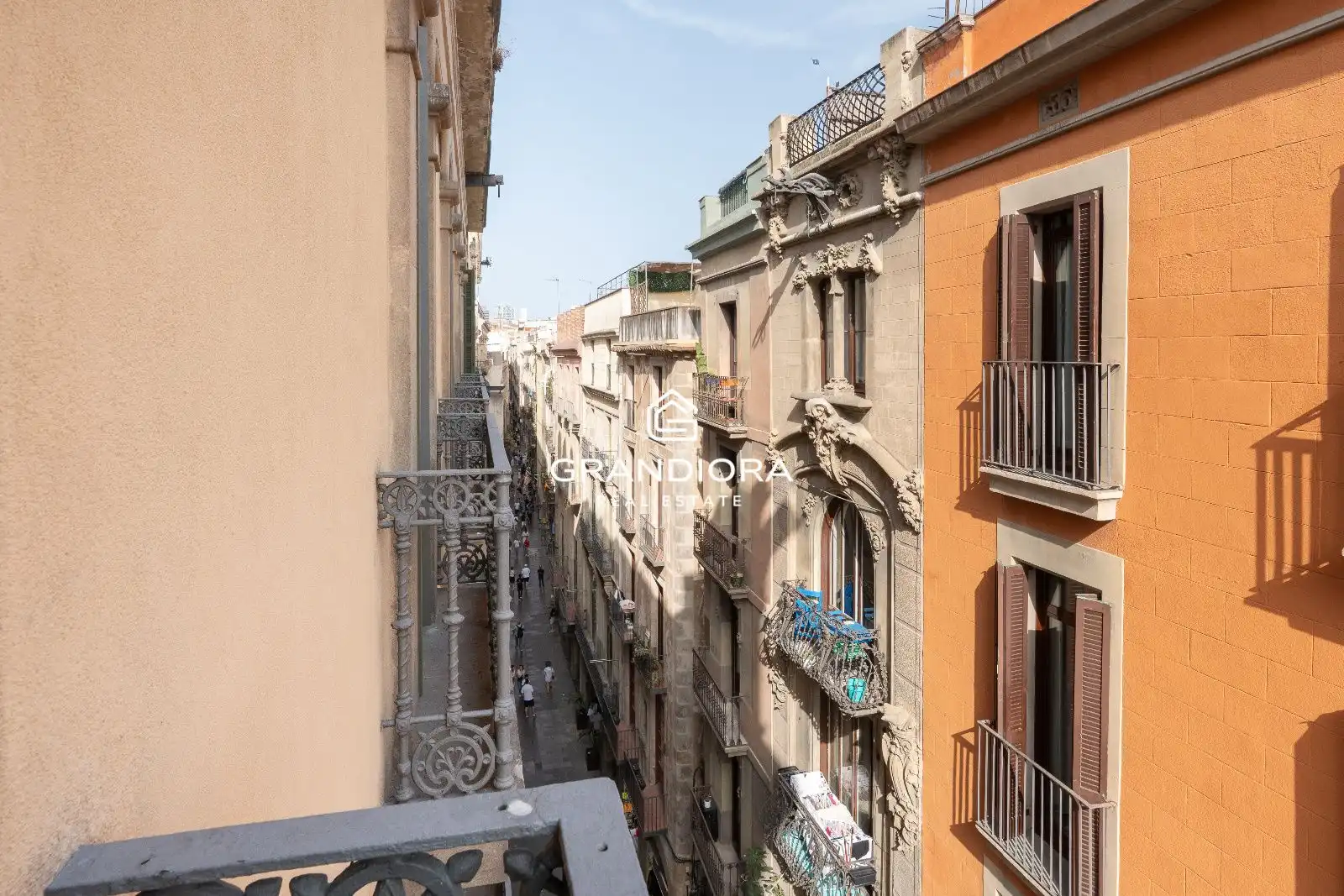 Vista exterior de Pis de lloguer en Barcelona amb Aire condicionat, Terrassa i Moblat