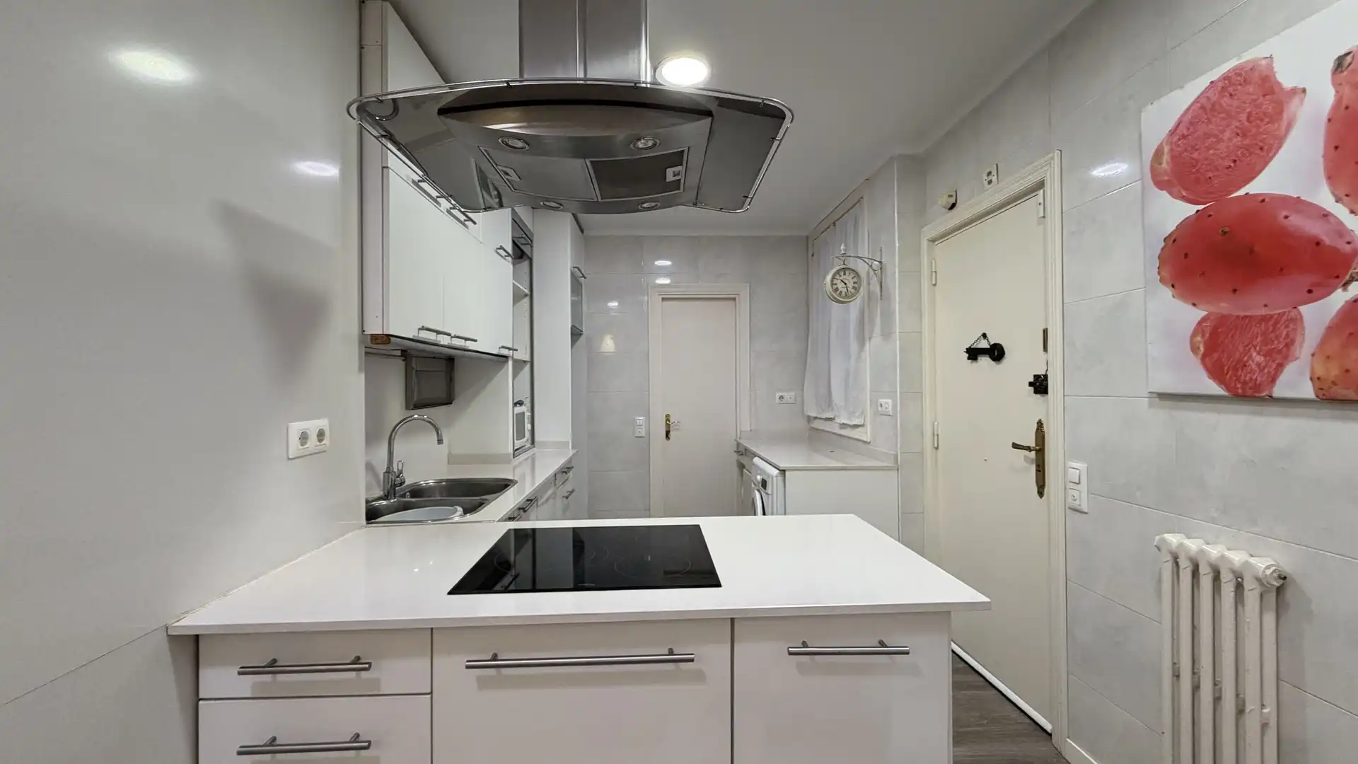 Kitchen of Flat for rent in Getxo   with Heating and Terrace