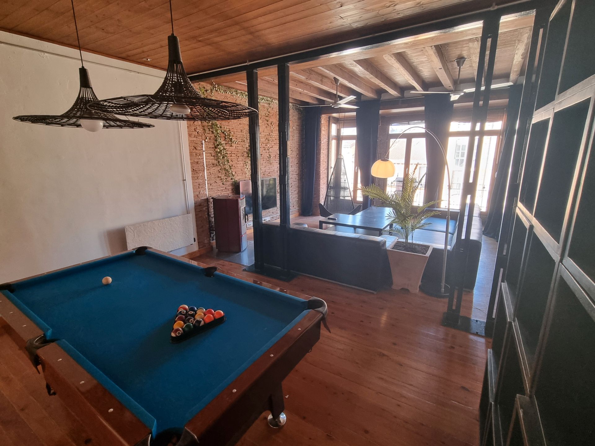 Sala d'estar de Apartament en venda en Soria Capital  amb Calefacció, Moblat i Balcó