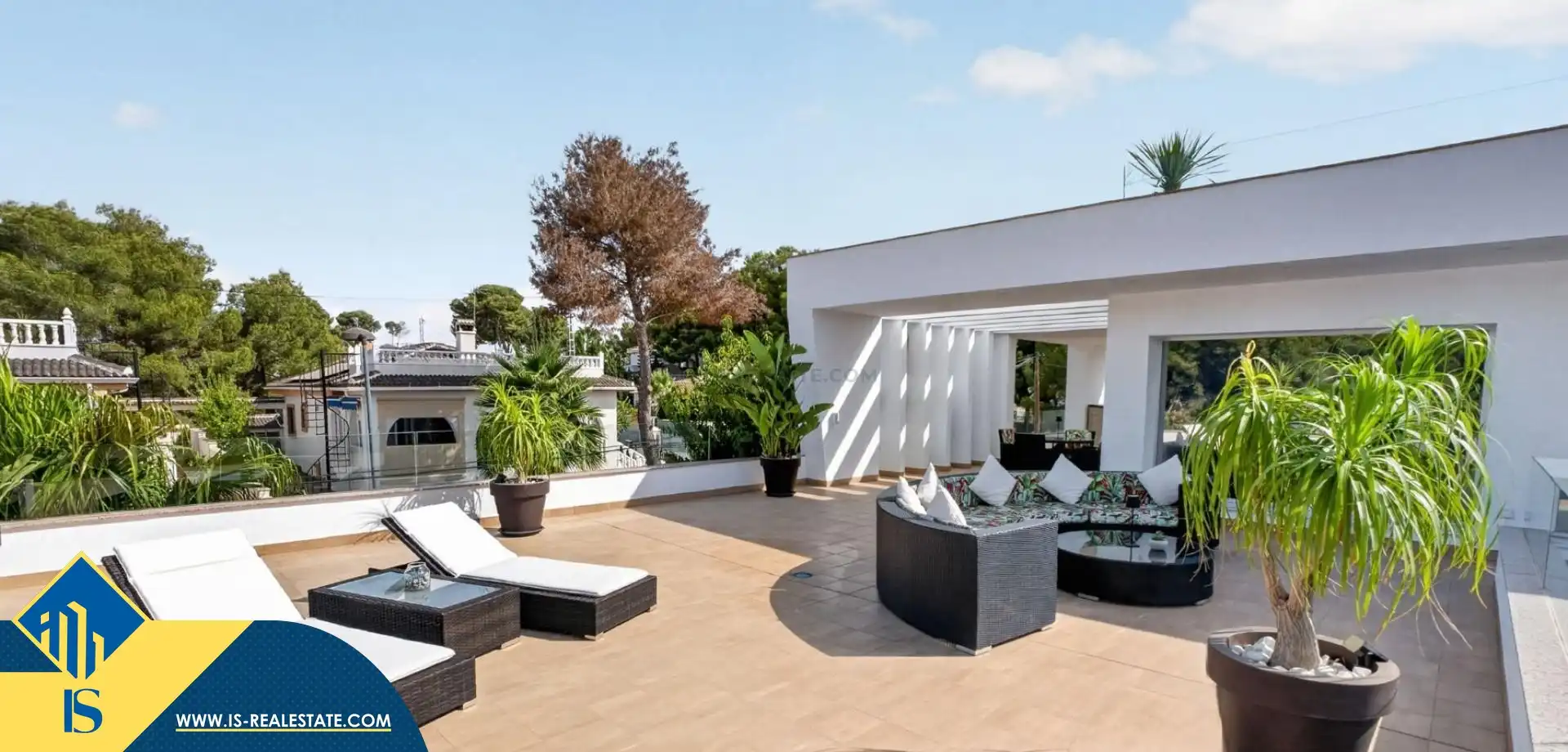 Terrassa de Casa o xalet en venda en Pilar de la Horadada amb Terrassa, Piscina i Moblat