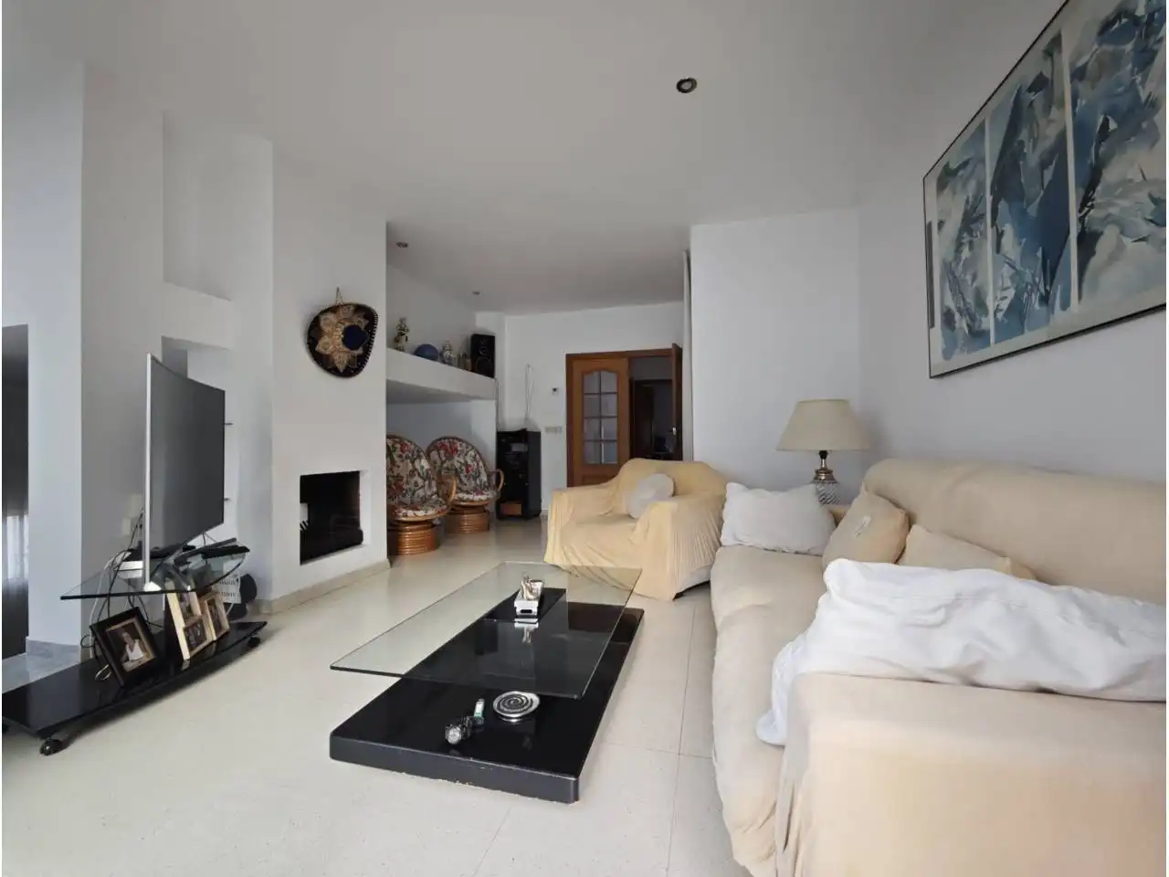 Sala de estar de Casa o chalet en venta en Lloret de Mar con Jardín privado, Terraza y Piscina