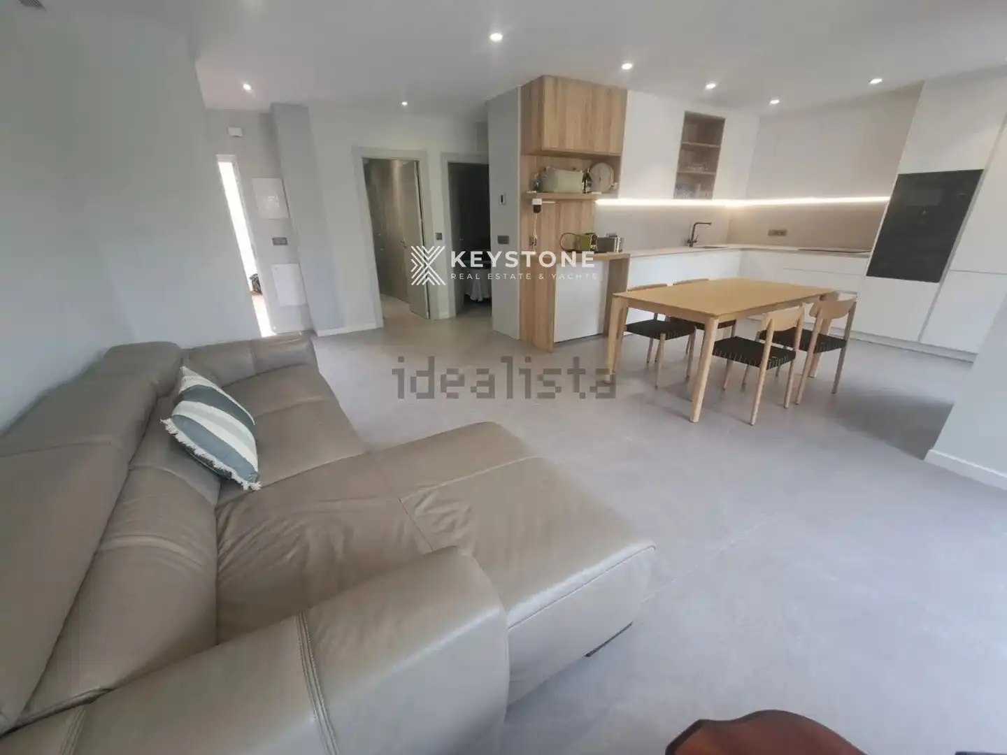 Wohnzimmer von Wohnung zur Miete in Alicante / Alacant mit Klimaanlage, Heizung und Terrasse