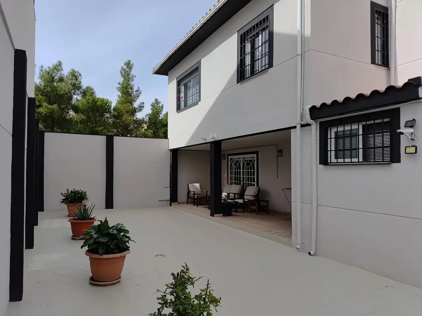 Terraza de Casa o chalet en venta en  Madrid Capital con Aire acondicionado, Calefacción y Jardín privado