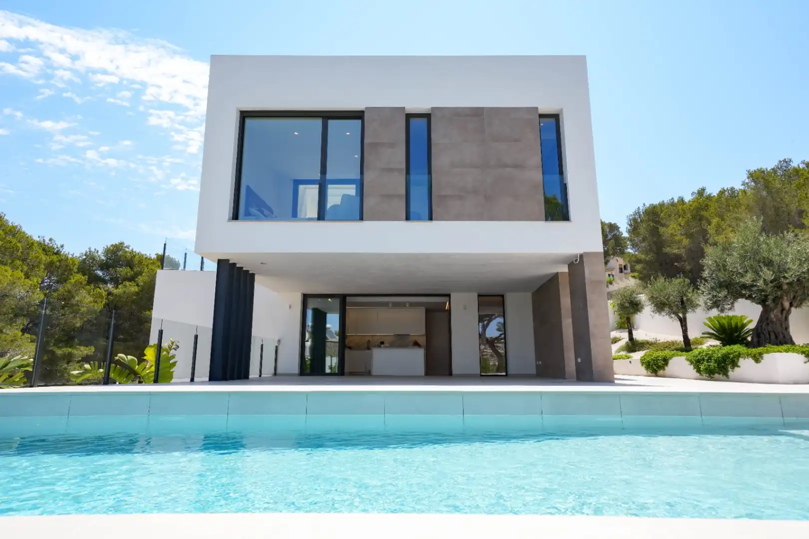 Vista exterior de Casa o chalet en venta en Teulada con Aire acondicionado, Calefacción y Jardín privado