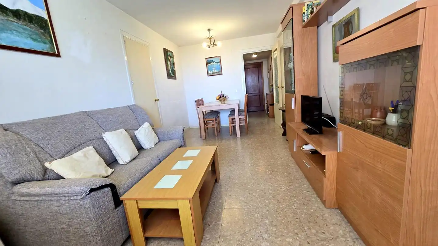 Sala d'estar de Apartament de lloguer en Gandia amb Terrassa i Moblat