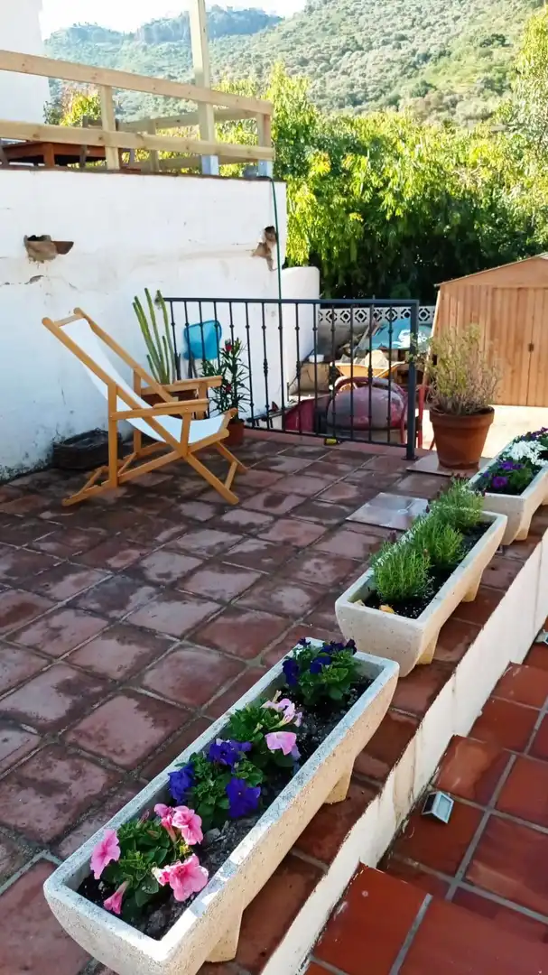 Terraza de Casa o chalet en venta en Comares con Calefacción, Jardín privado y Terraza