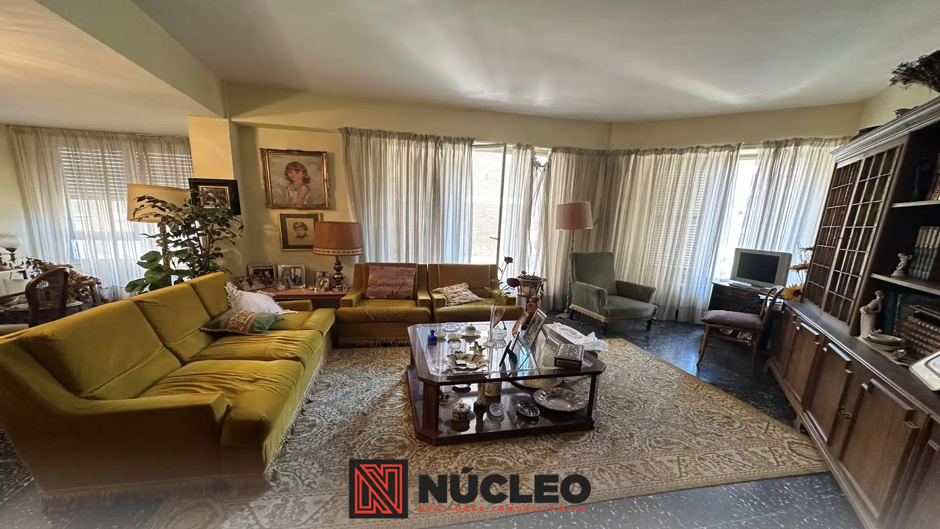 Wohnzimmer von Wohnung zum Verkauf in Castellón de la Plana / Castelló de la Plana mit Klimaanlage und Balkon