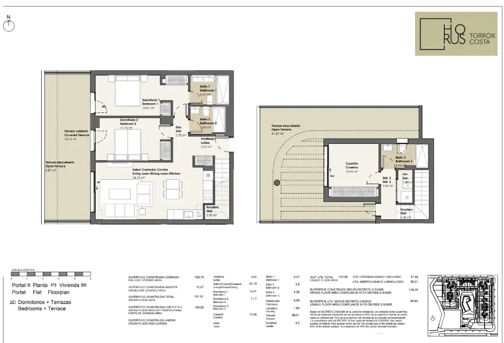 Apartments for sale in Torrox  with Air Conditioner, Heating and Terrace