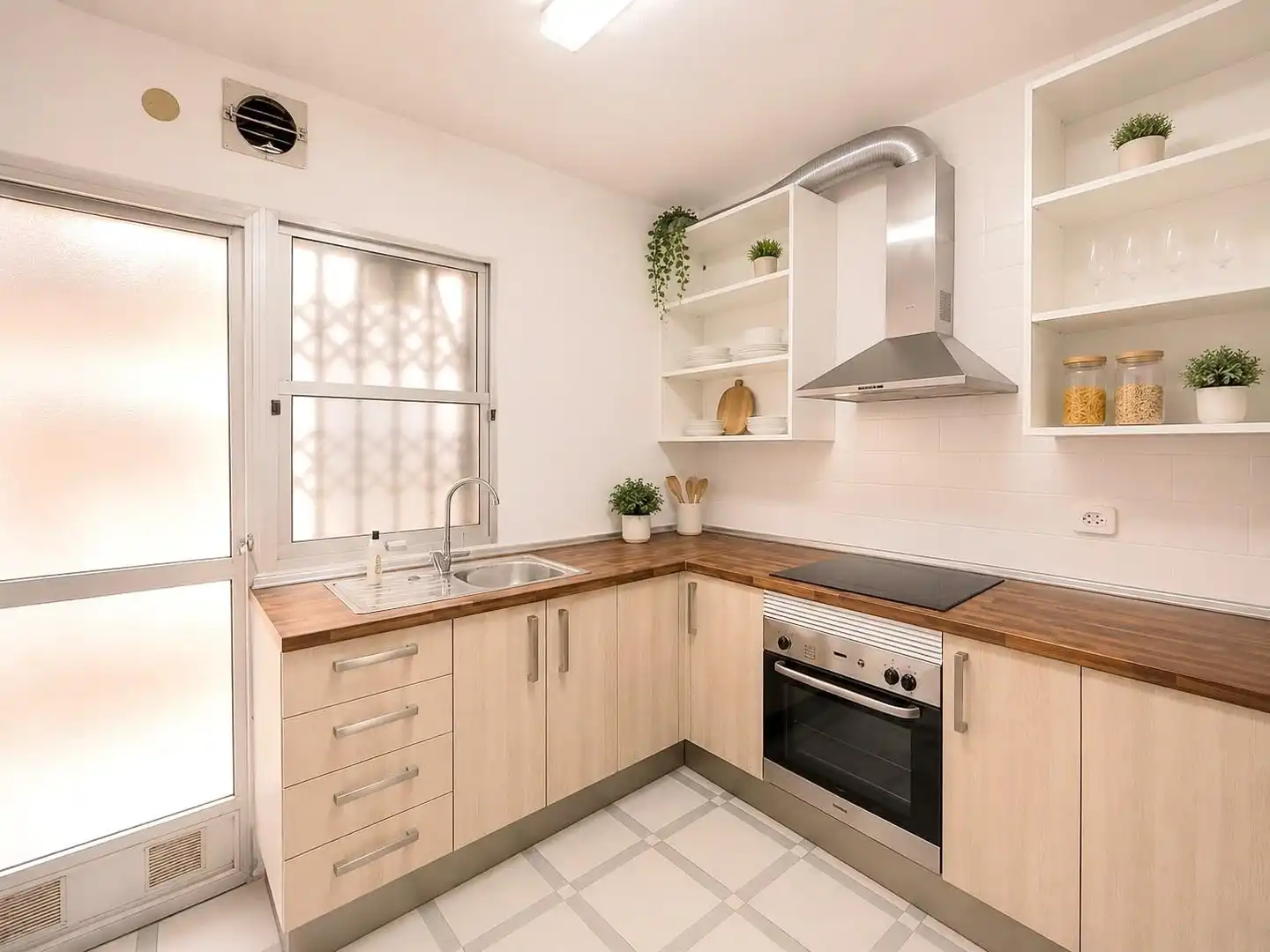 Cocina de Casa adosada en venta en Molina de Segura con Aire acondicionado, Calefacción y Terraza