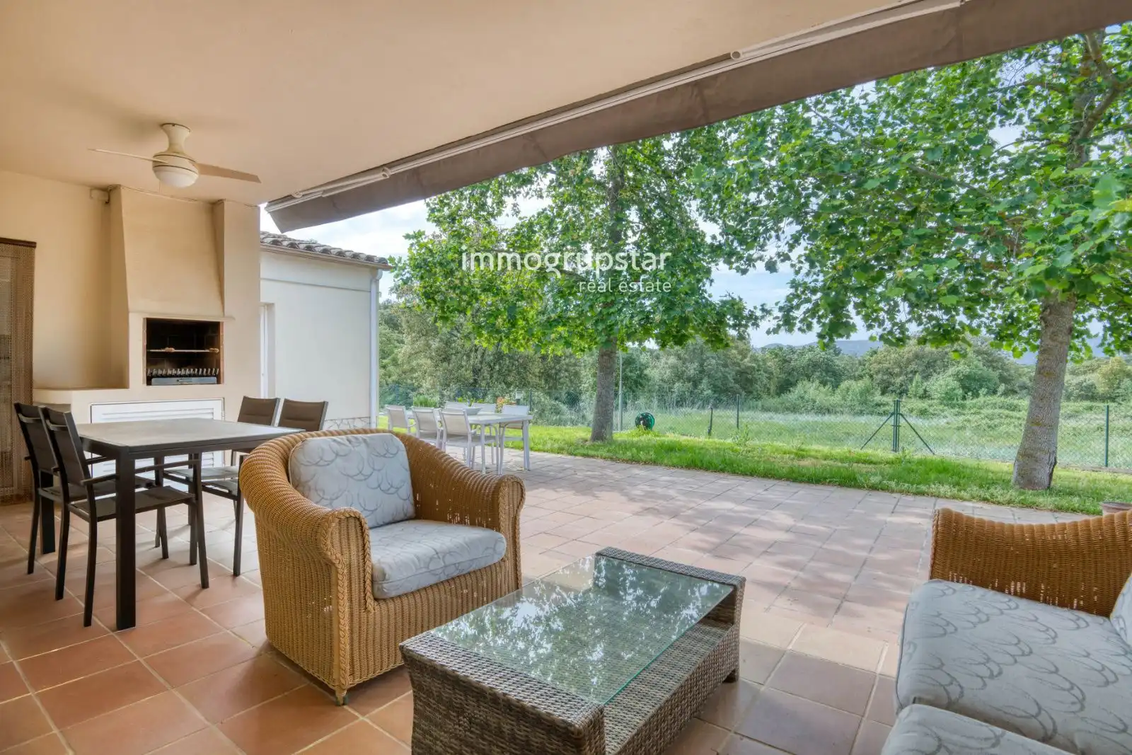 Terraza de Casa o chalet en venta en Santa Cristina d'Aro con Calefacción, Terraza y Piscina