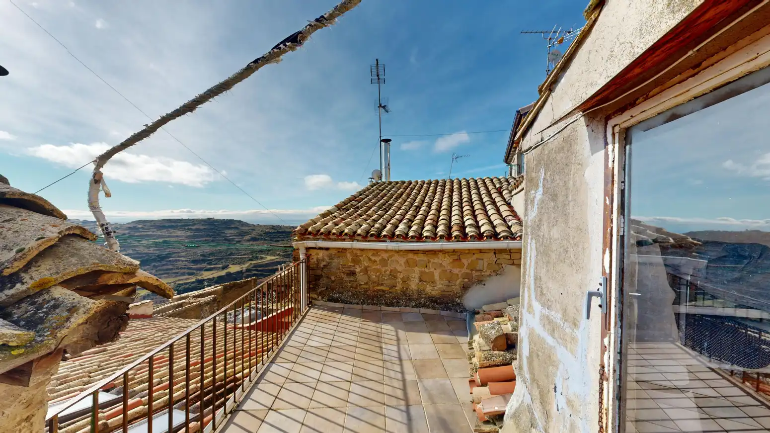 Vista exterior de Casa o chalet en venta en Ujué / Uxue con Calefacción, Parquet y Terraza