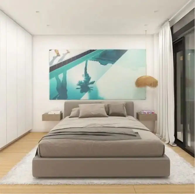 Schlafzimmer von Dachboden zum Verkauf in Elche / Elx mit Klimaanlage, Abstellraum und Gemeinschaftspool