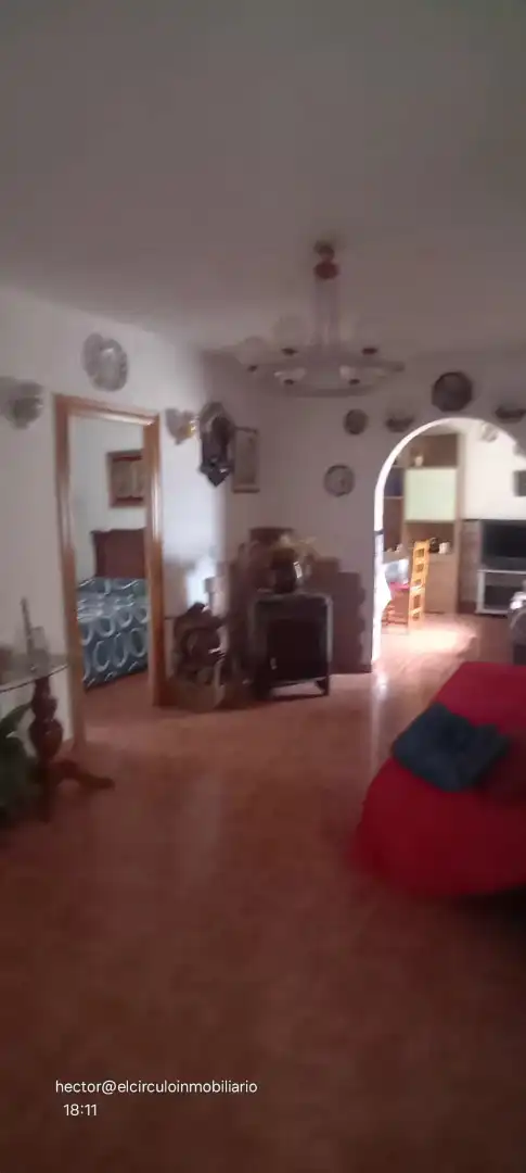 Sala d'estar de Finca rústica en venda en Alfajarín amb Calefacció, Jardí privat i Terrassa