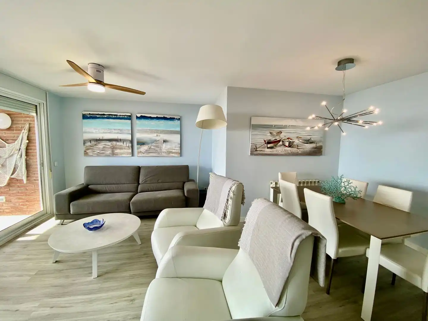 Living room of Flat for sale in Torredembarra  with Heating, Terrace and Storage room