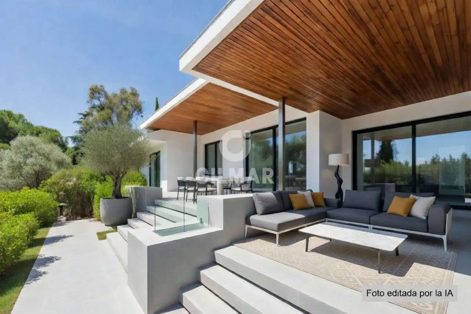 Terraza de Casa o chalet en venta en Pozuelo de Alarcón con Calefacción, Jardín privado y Piscina