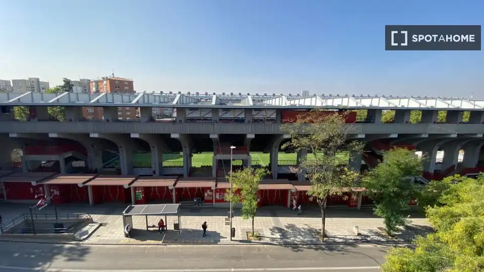Vista exterior de Pis de lloguer en Madrid amb Aire condicionat, Calefacció i Moblat