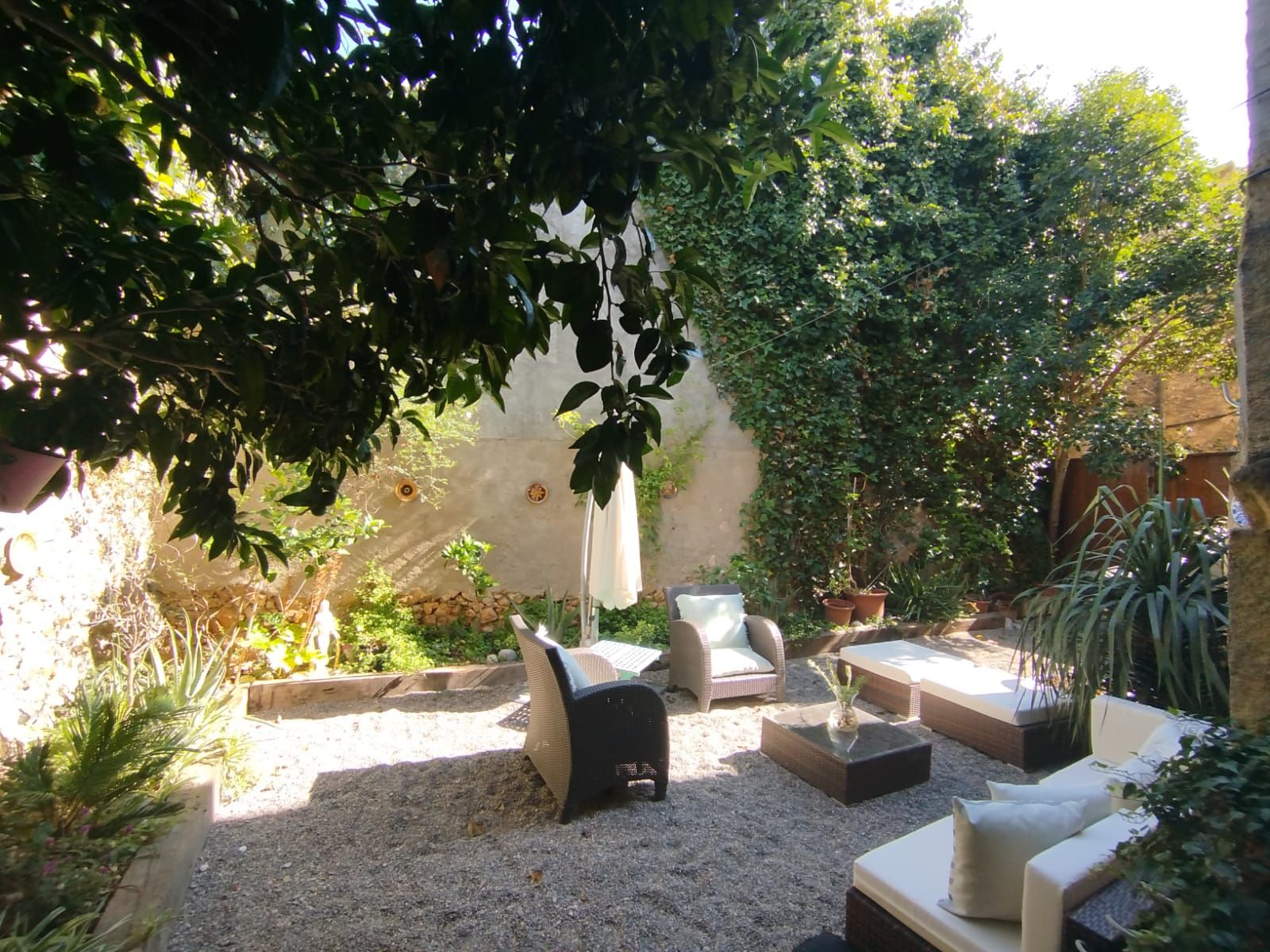 Garden of Single-family semi-detached to rent in Sant Miquel de Fluvià  with Heating, Parquet flooring and Furnished