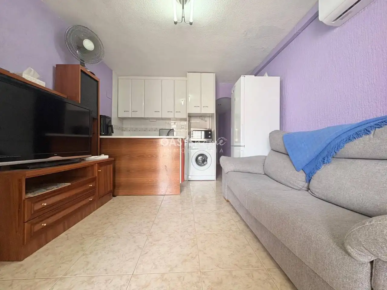 Living room of Flat for sale in La Manga del Mar Menor  with Air Conditioner, Terrace and Community pool