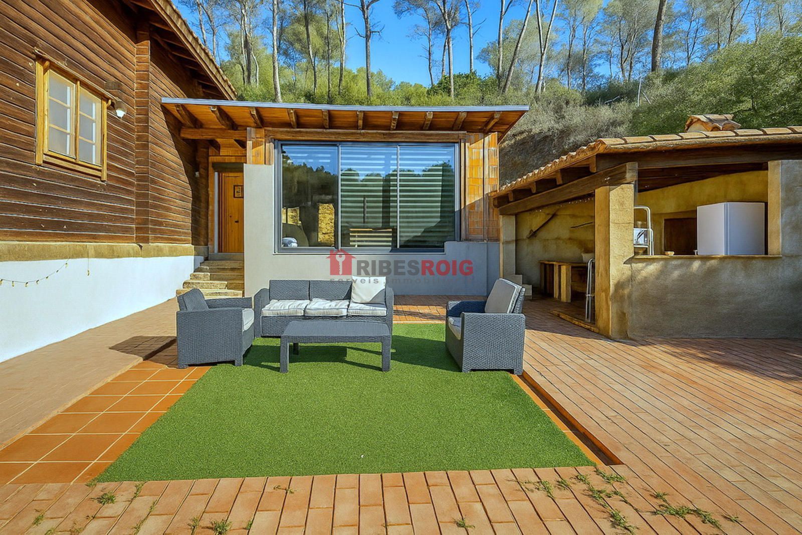 Terrace of House or chalet for sale in Olivella  with Air Conditioner, Heating and Private garden