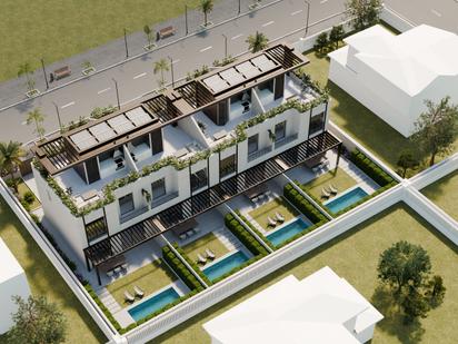 Exterior view of Single-family semi-detached for sale in Burriana / Borriana