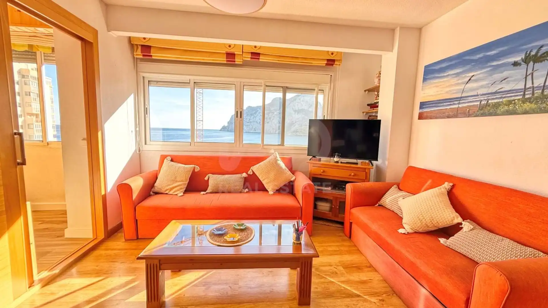 Sala de estar de Piso en venta en Calpe / Calp con Aire acondicionado y Calefacción