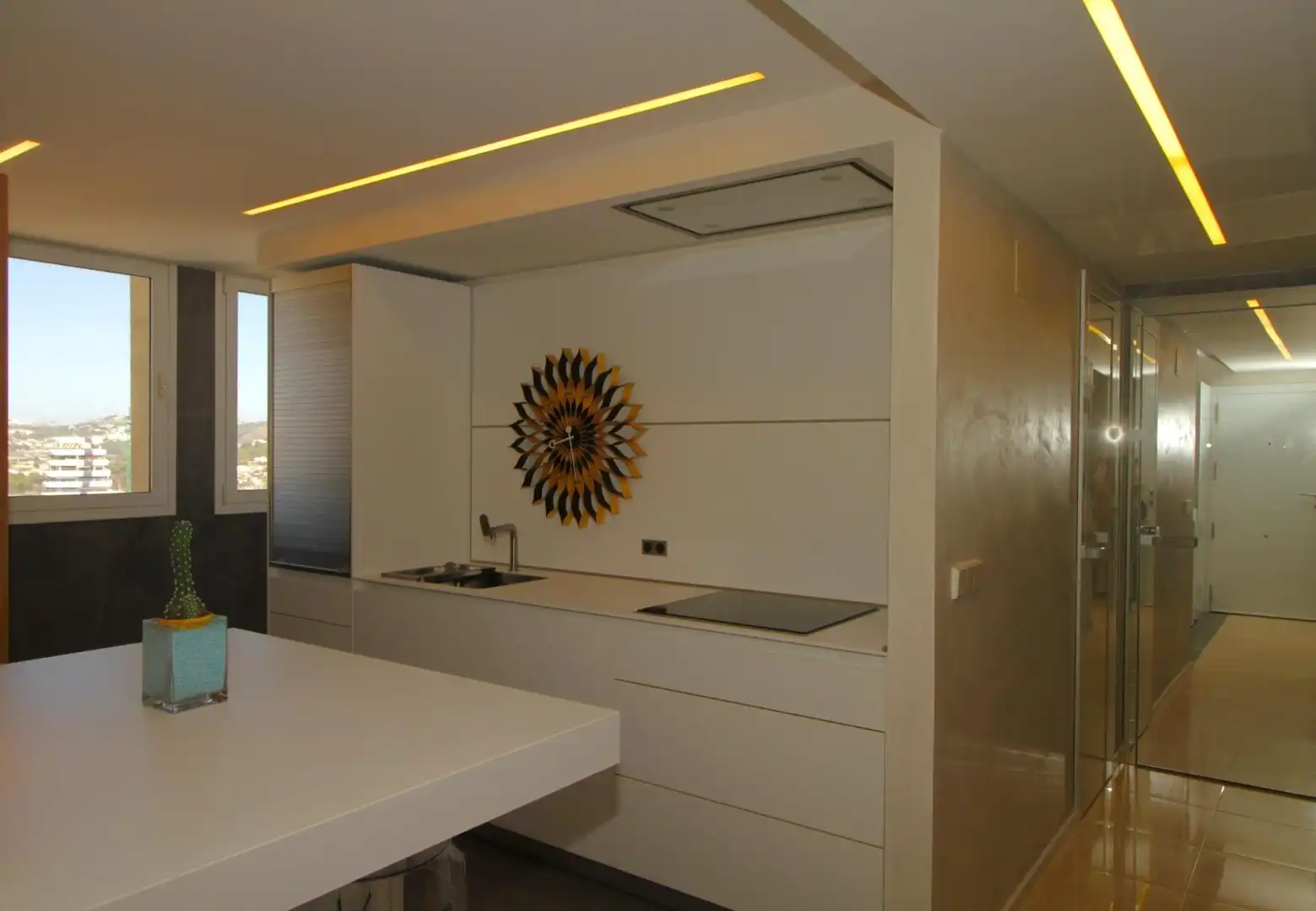Kitchen of Apartments for sale in Calpe / Calp  with Air Conditioner, Heating and Private garden