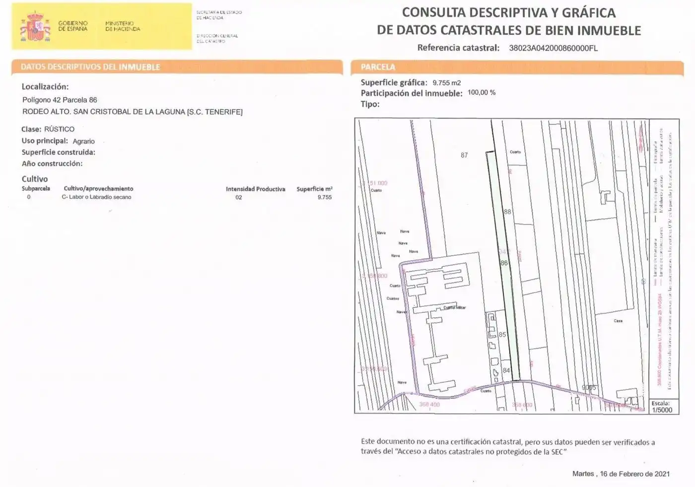 Grundstücke zum Verkauf in San Cristóbal de la Laguna
