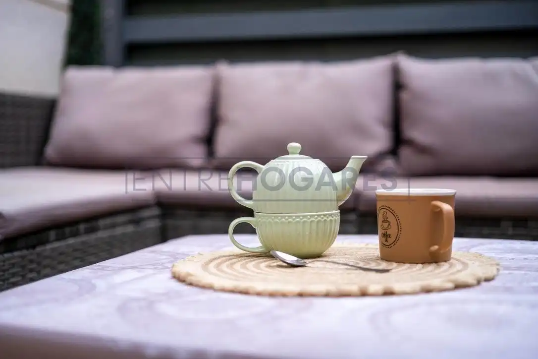 Terrace of Apartments for rent in Alfara del Patriarca  with Air Conditioner, Heating and Private garden