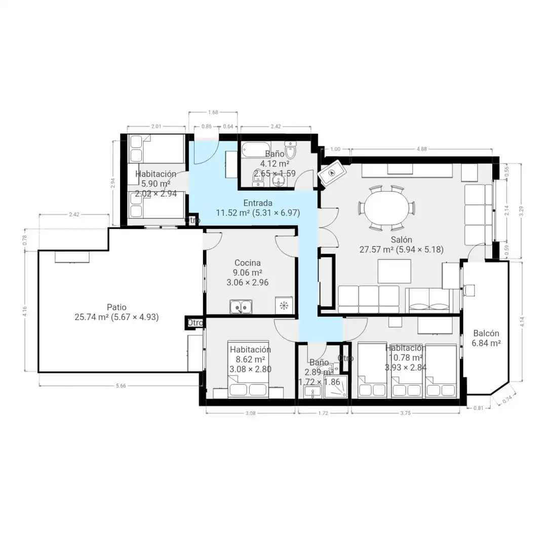 Piso con terraza en venta en Puerto de Sagunto, imagen 30