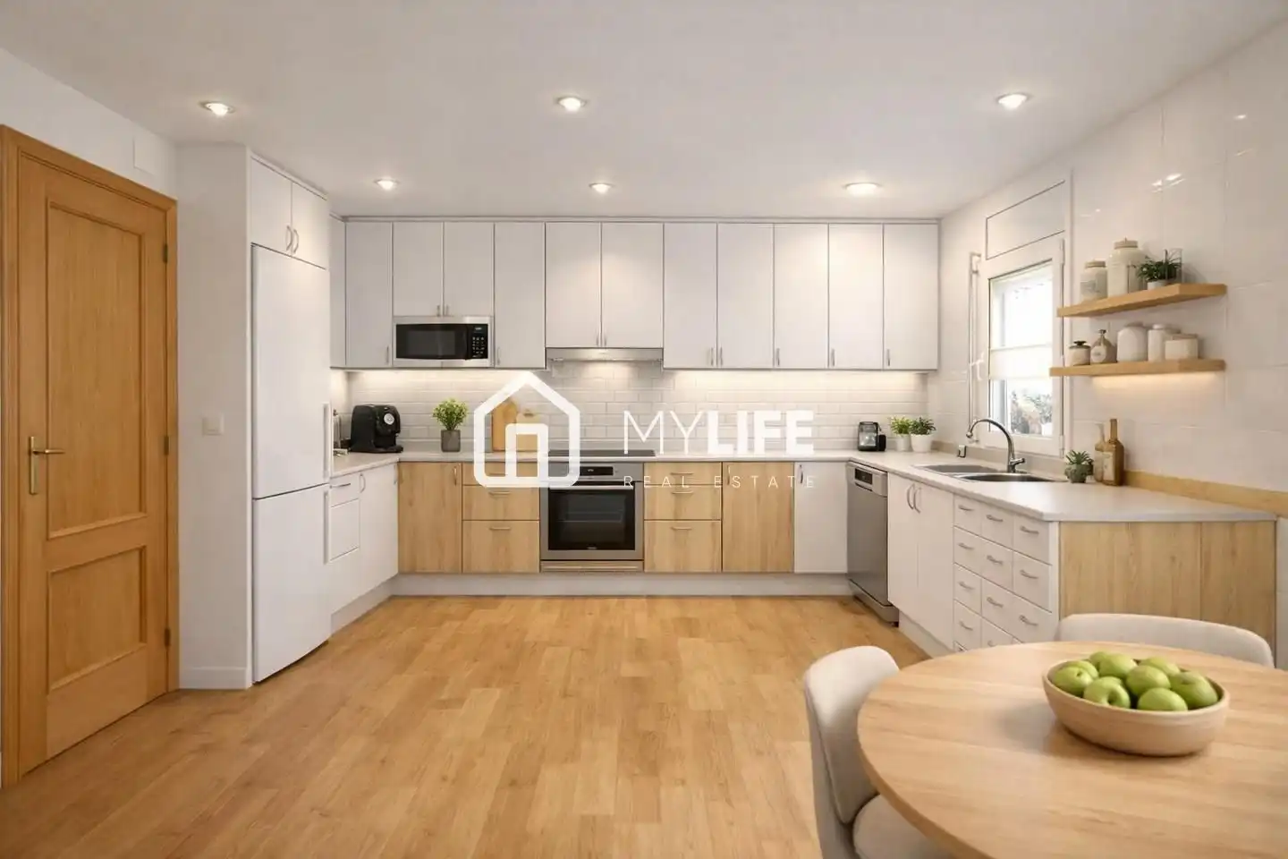 Kitchen of Attic for sale in Barcelona  with Air Conditioner, Heating and Parquet flooring