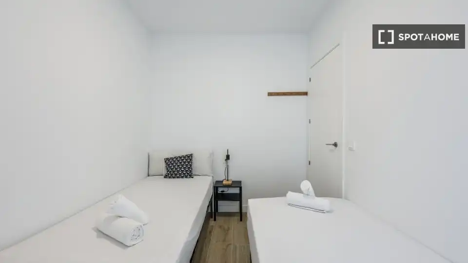 Habitación de Piso de alquiler en Madrid con Aire acondicionado, Calefacción y Amueblado