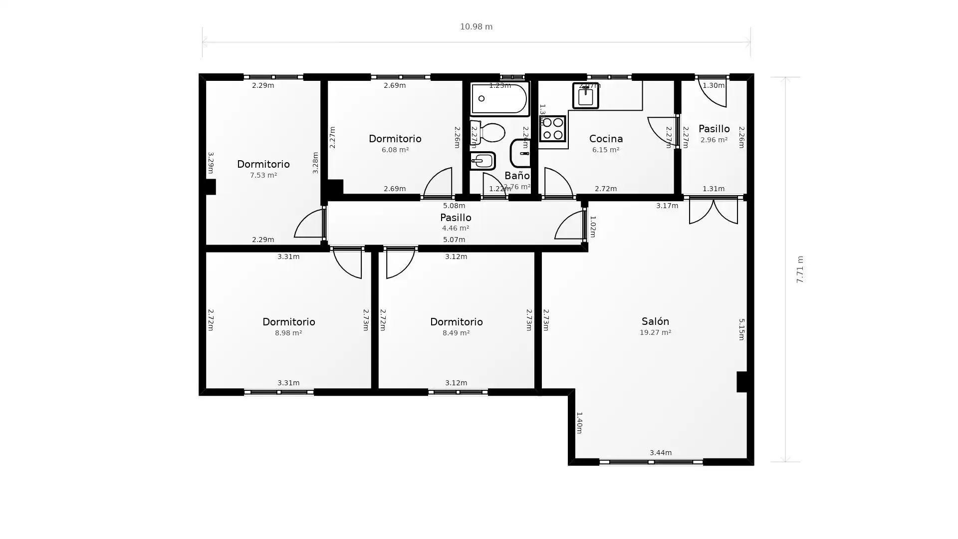 Piso en venta en Madrid con Calefacción, Jardín privado y Parquet