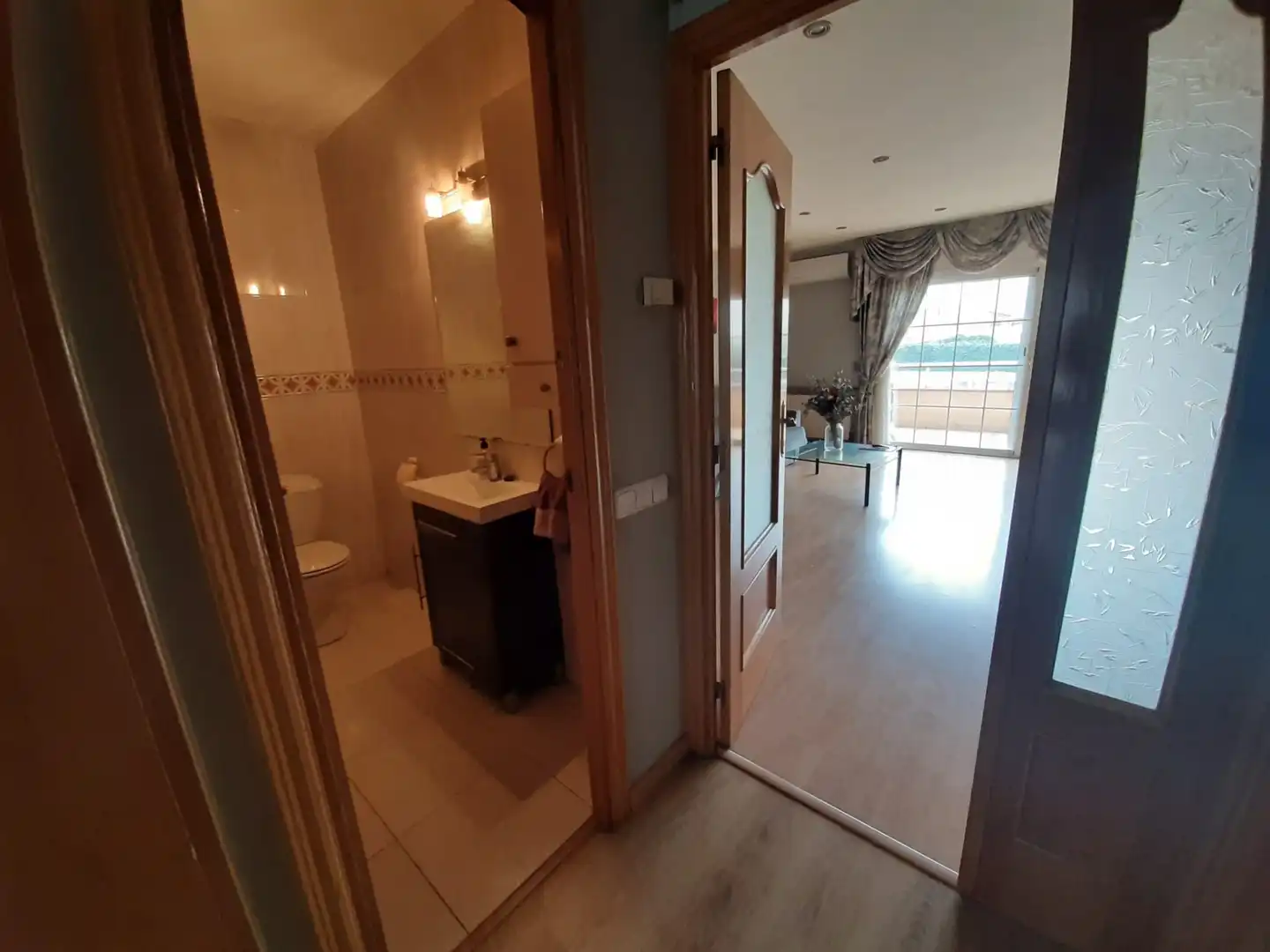 Baño de Casa adosada en venta en Mollerussa con Aire acondicionado, Calefacción y Jardín privado