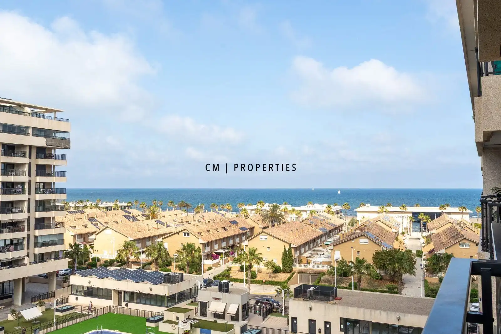Exterior view of Flat for rent in Alboraya  with Air Conditioner, Terrace and Swimming Pool