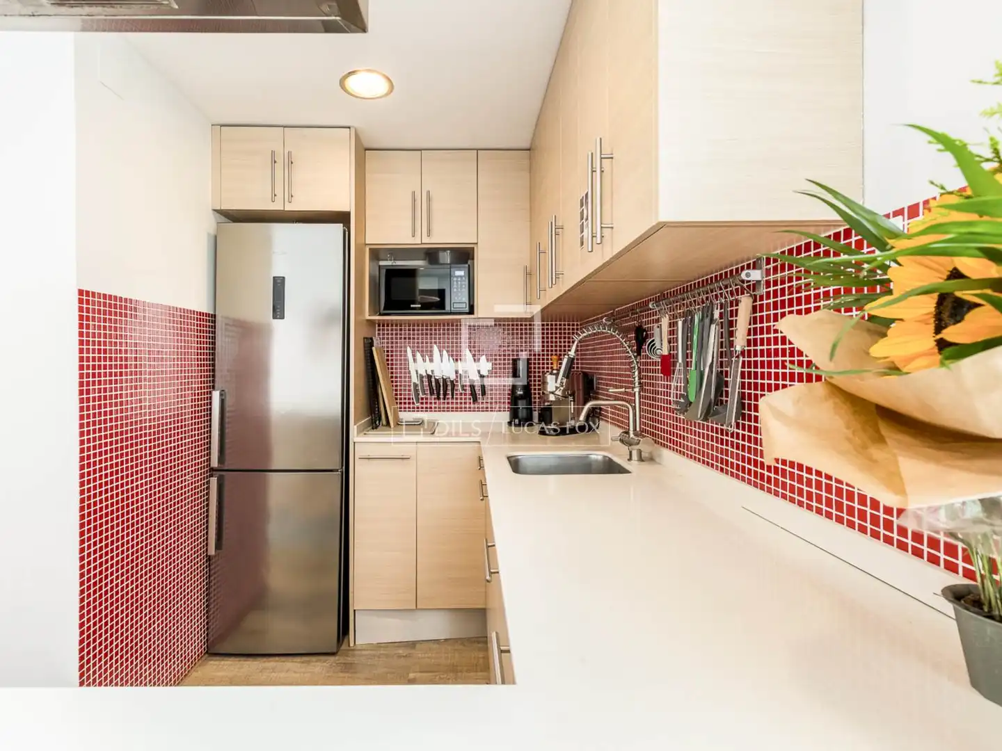 Cocina de Ático en venta en Barcelona con Aire acondicionado, Terraza y Amueblado