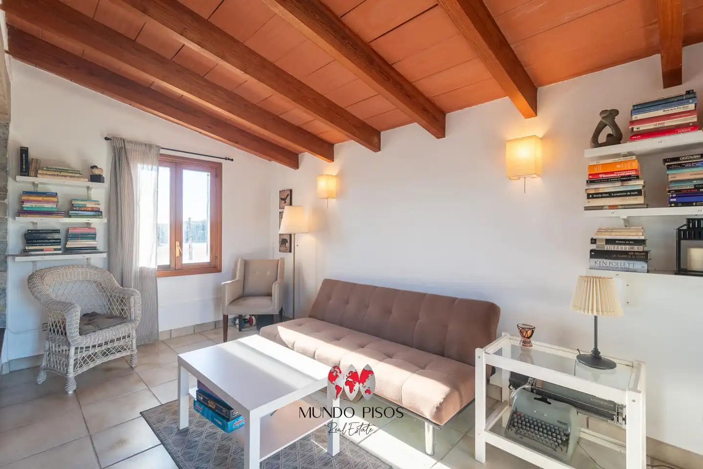 Sala de estar de Finca rústica en venta en Montuïri con Jardín privado, Terraza y Piscina