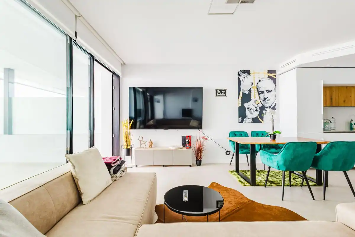 Wohnzimmer von Erdgeschoss zum Verkauf in Fuengirola mit Heizung, Terrasse und Abstellraum
