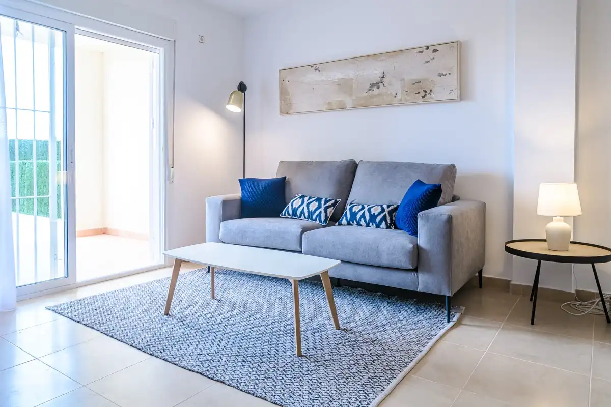 Sala d'estar de Apartament en venda en Orihuela amb Terrassa, Piscina i Piscina comunitària
