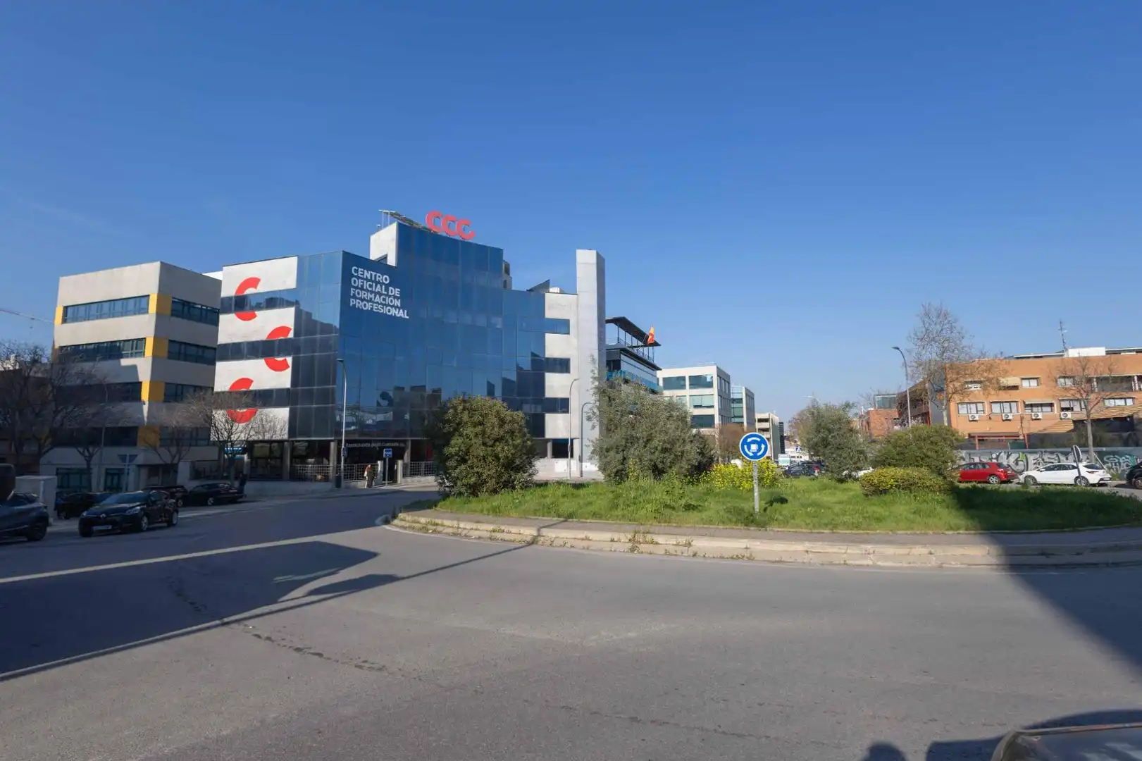 Exterior view of Commercial properties for rent in Madrid  with Air Conditioner