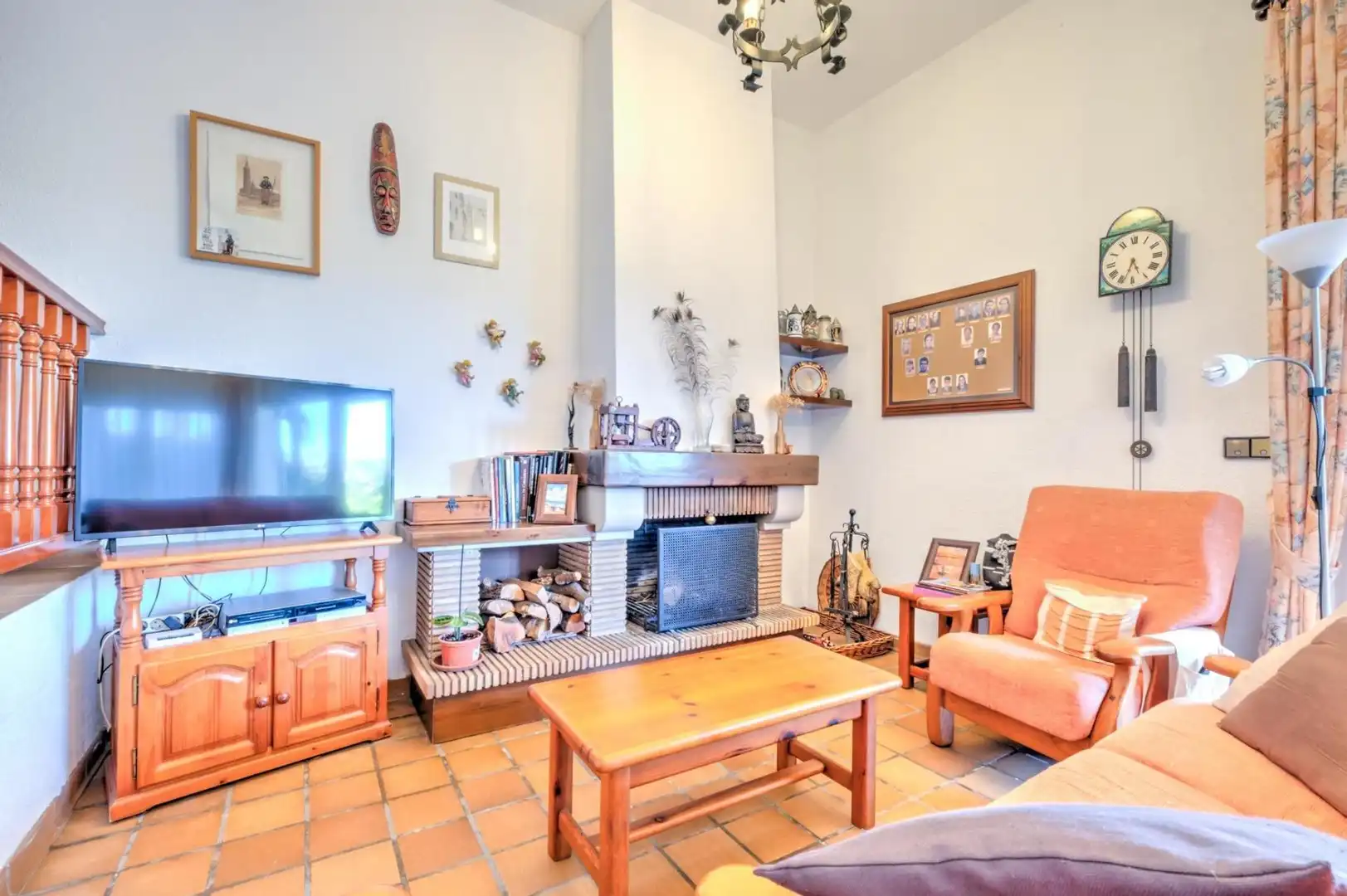 Sala de estar de Casa o chalet en venta en Blanes con Calefacción, Jardín privado y Piscina