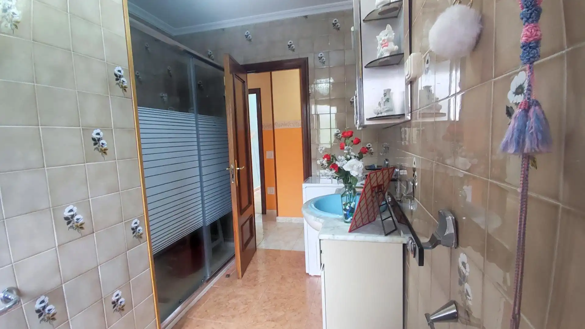 Badezimmer von Wohnung zum Verkauf in Mieres (Asturias) mit Heizung