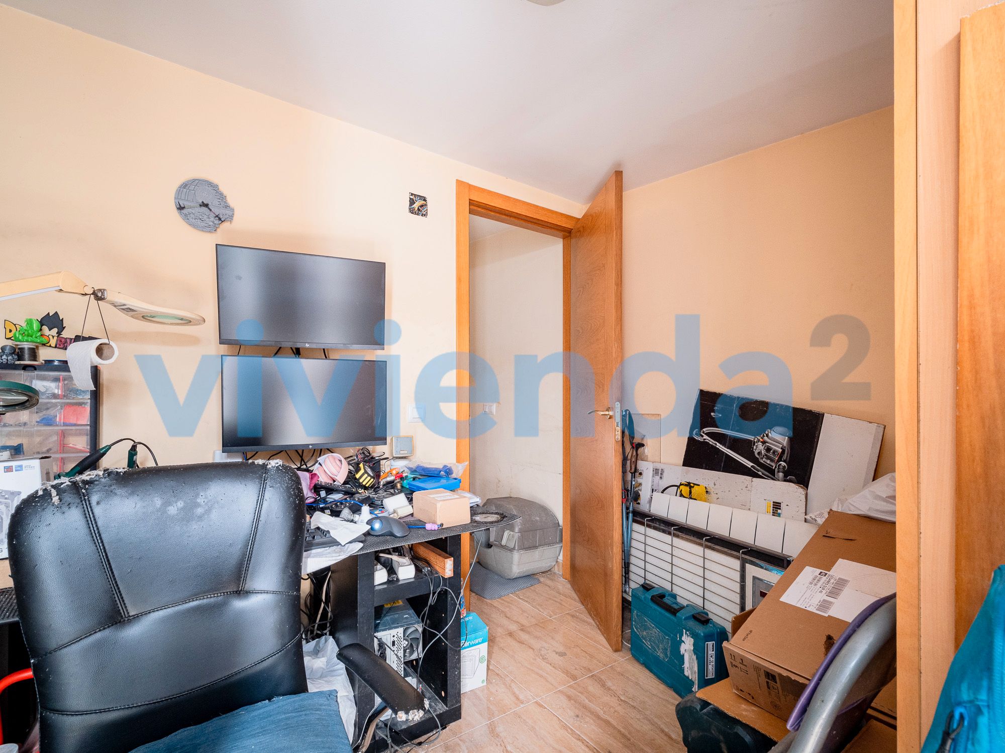 Bedroom of Flat for sale in  Madrid Capital  with Air Conditioner, Heating and Terrace