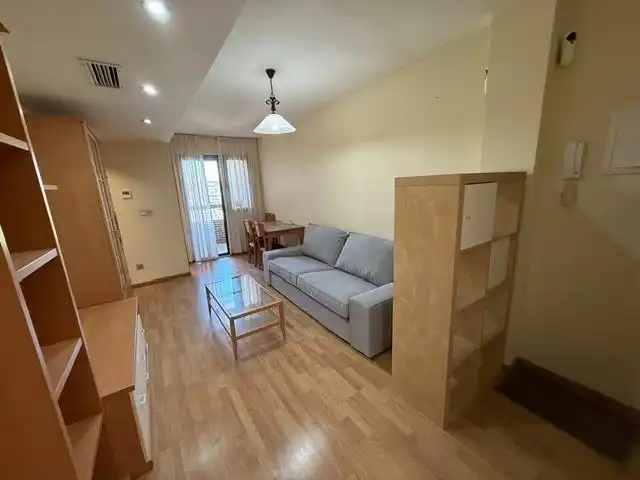 Sala de estar de Apartamento de alquiler en Murcia con Aire acondicionado, Calefacción y Parquet