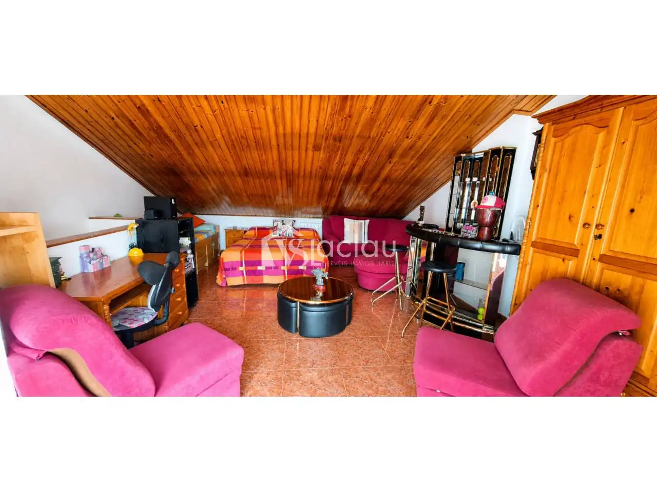 Living room of Houses for sale in Olesa de Montserrat  with Heating, Private garden and Terrace
